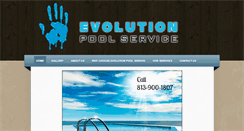 Desktop Screenshot of evolutionpoolservicellc.com